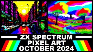 ZX Spectrum: PIXEL ART from OCTOBER 2024 - YouTube
