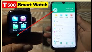 T500 Smart Watch | T500 Smart Watch How to Connect Phone | Setup & Unboxing | Review screenshot 1