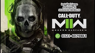 Call Of Duty Modern Warfare 2 2022 Game Play Lenovo Thinkpad P50 | Installed Game Shahzad Mobiles