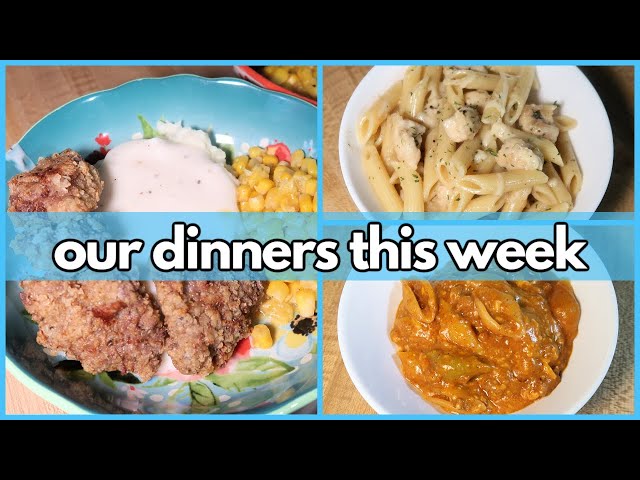 EASY DINNER IDEAS & NEW RECIPES | What’s For Dinner? #328 | 1-WEEK OF REAL LIFE MEALS class=