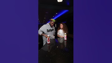 Bottle Flip Challenge @JasonDerulo Vs Letwins 😍 The result 🤭 #letwins #shorts #short