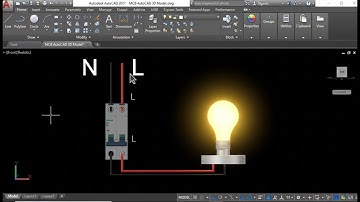 How to Create Electrical Circuit in AutoCAD | 3D Electrical Drawing Tutorial for Beginners