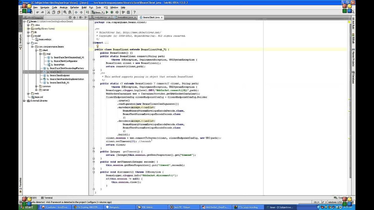 Free WebSockets Java JSR356 Compiler Toolkit Demonstration - YouTube