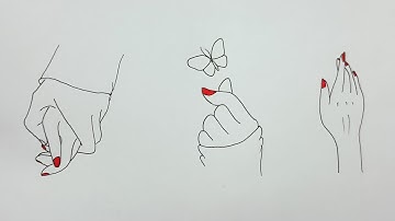 Hands drawing tutorial for beginners | 3 different ways | Rough art | #art #drawing