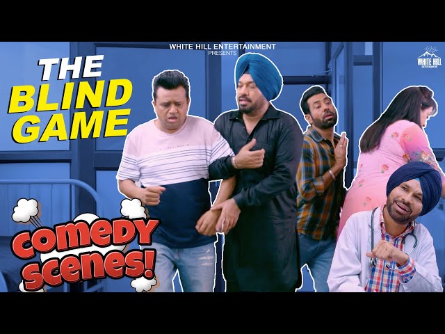 The Blind Game | Jaswinder Bhalla, Binnu Dhillon,Gurpreet Ghuggi,Karamjit Anmol,Harby | Comedy Video class=