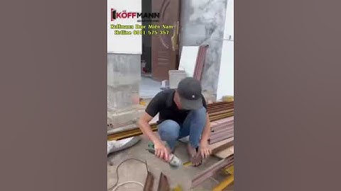 CỬA THÉP VÂN GỖ CAO CẤP KOFFMANN - THI CÔNG LẮP ĐẶT
