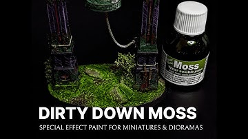 Dirty Down Moss time-lapse - Special water-based paint for a highly realistic result - #dirtydown