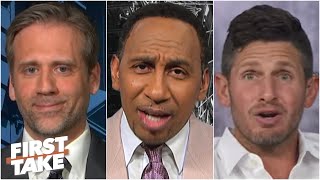 Max Kellerman's Giants draft strategy sparks a shouting match on First Take