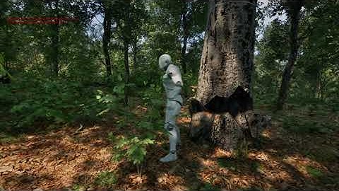 Chopping tree system 🌲🪓 - Carpathian Survival #indiegame #games #funny