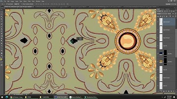 Photoshop textile design tutorial | Digital Textile Design In Photoshop || SaQib Designer 1D 02