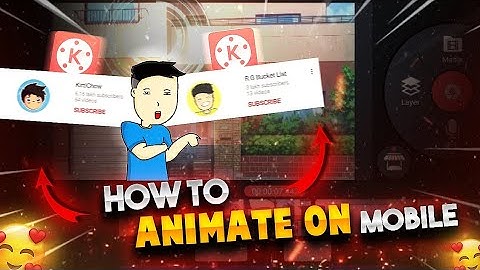 how to make animation like kirtichow and rg bucket list in mobile | how to make animation