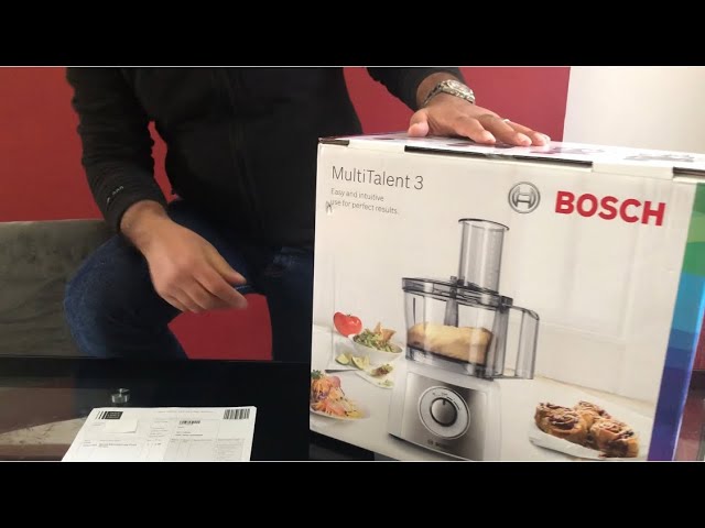 Bosch V Ninja Food Processor || Unboxing Bosch Multi talent 3 MCM3501MGB |  John Lewis Only £89. - YouTube