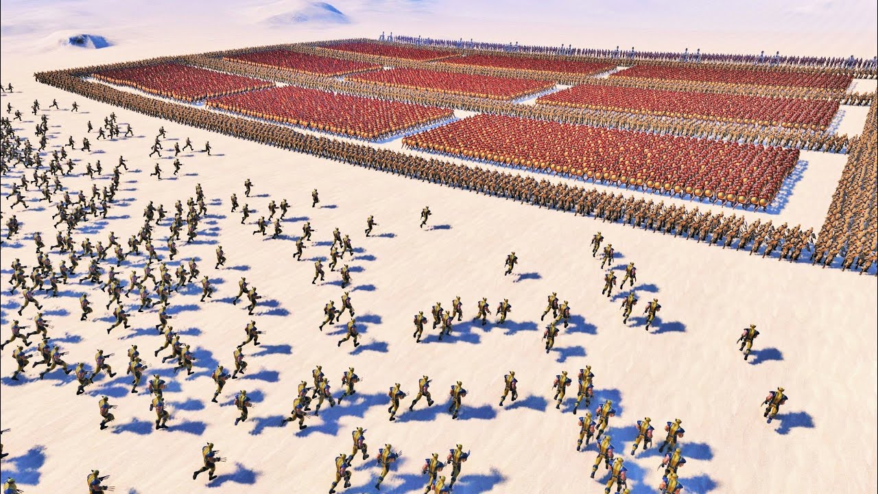 7500 Wolverine  VS  Ancient Medieval Army - UEBS | Ultimate Epic Battle Simulator