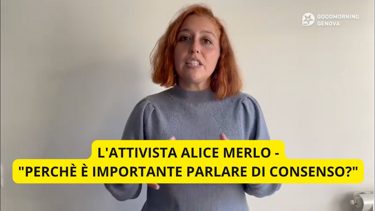 L'attivista Alice Merlo: