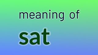 Sat - 6 English Vocabulary Flashcards