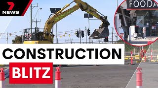 Victorias Big Build Becomes Crime Scene As Thieves Steal Digger For Atm Ram Raid 7News