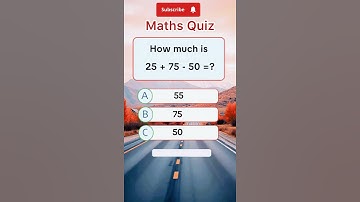 Mathematics quiz challenge