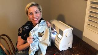 How to Sew on a Patch by Machine