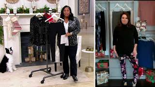 Cuddl Duds Fleecewear Stretch Leggings on QVC screenshot 4