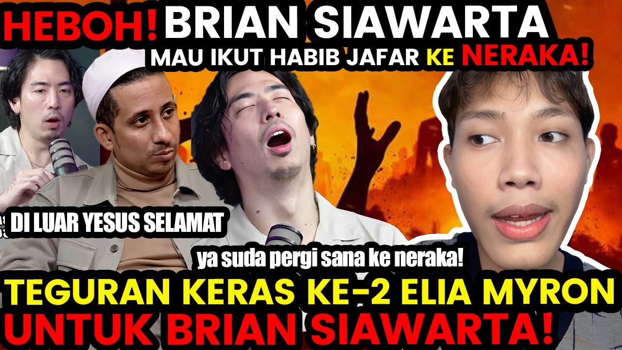 Kristen Progresif Brian HEBOH! TEGURAN KERAS KEDUA ELIA MYRON KE BRIAN SIAWARTA! KRISTEN ...