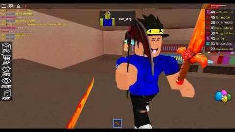 Roblox assassin trying out my new fire elemental!!!