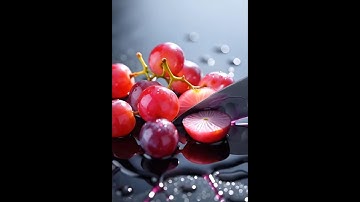 Juicy Grapes Cutting ASMR ❤️ #food #satisfying #shorts #viral #video