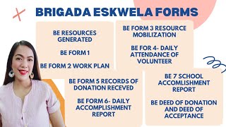 BRIGADA ESKWELA FORMS// MAAM REMS