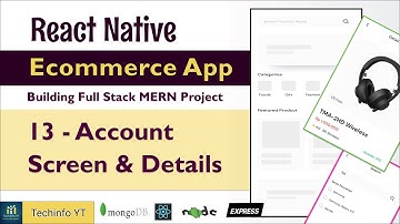 Account Screen React Native Ecommerce App Mern Stack Project Mern App
