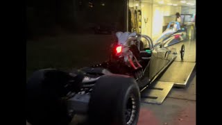 How to load a MILLION DOLLAR WINNER dragster in a trailer!