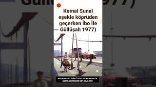 Kemal Sunal, Eşekle Köprüden Geçerken, İbo İle Güllüşah Filminden Bir Kare Yıl 1977.