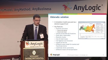 AnyLogic Conference 2013: Logistics network design