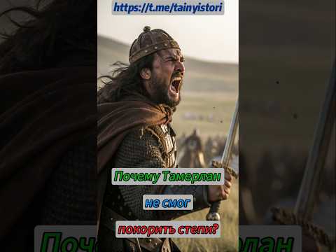 Почему Тамерлан не смог покорить степи? #shorts #история