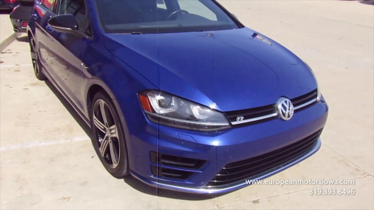 2016 VW Golf R AWD For Sale Manual Transmission YouTube