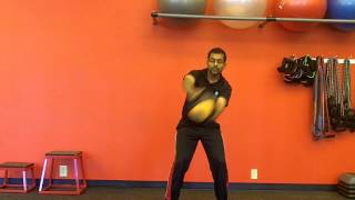 Tips From Our Trainers - How To Do a Medicine Ball Diagonal Chop