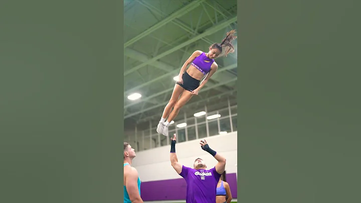 High quality video high quality stunt #sportshorts #cheerleading #cheer #fitness #work @katabela