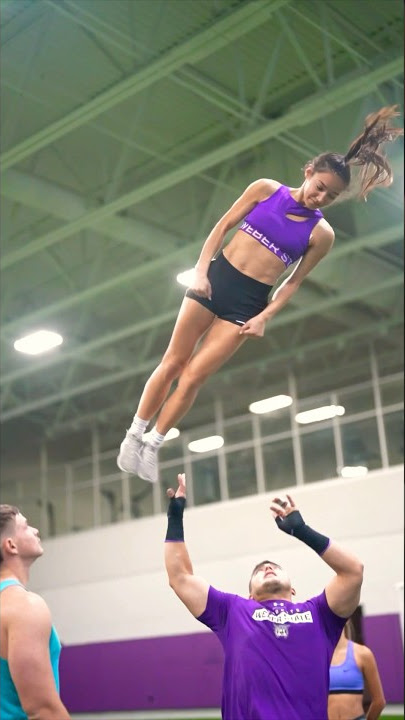 High quality video high quality stunt #sportshorts #cheerleading #cheer #fitness #work @katabela