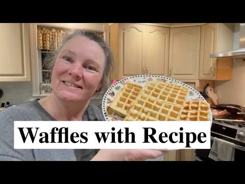 Waffles with Recipe