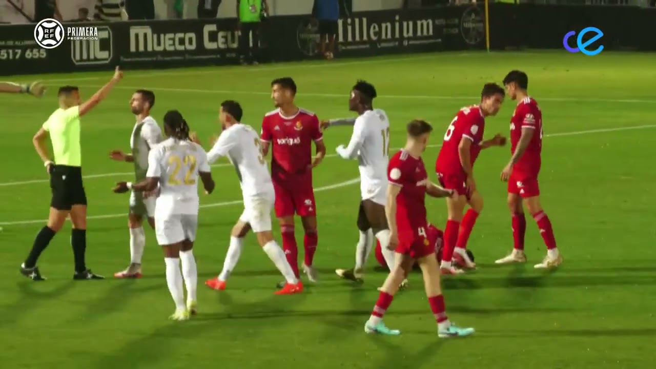 (2-2) El Ceuta se queda sin victoria ante el Nàstic en el tiempo añadido