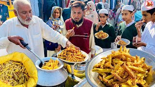 Roadside Crispy French Fries |Hardworking Baba ji Selling FRENCH FRIES Street Food Sargodha Pakistan