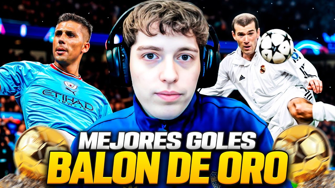 LOS MEJORES GOLES DE CADA GANADOR DEL BALON DE ORO - MESSI, CR7, KAKA, RONALDINHO...