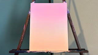 The SECRET to Blending Acrylic Paint on Canvas | Gradient Art screenshot 4