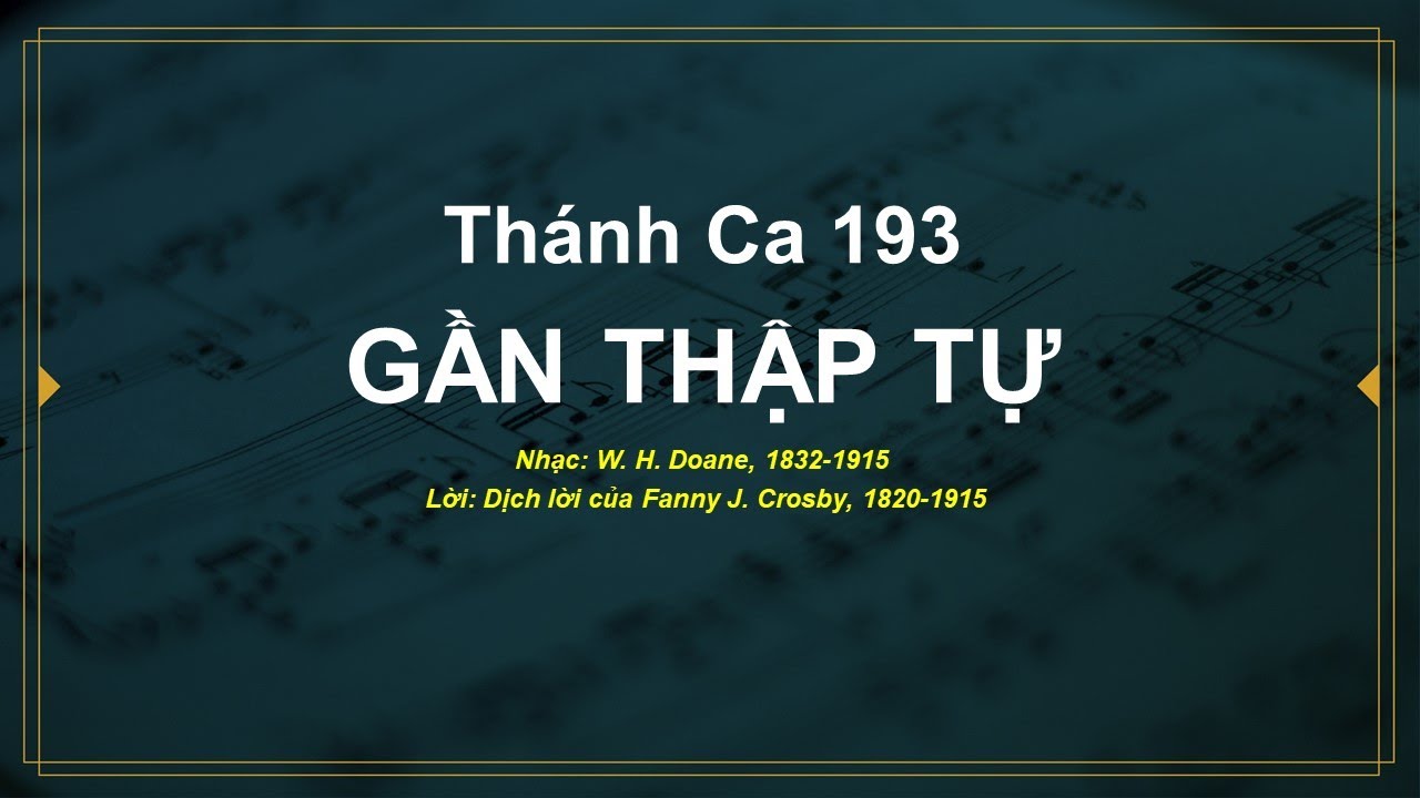 BEAT - Gần Thập Tự - Thánh Ca 193 - Karaoke Tin Lành