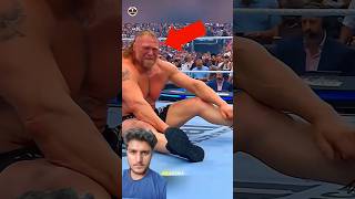 Brock Lesnar Retirement 😱🔥💯. #wwe#brocklasner#wrestling#hindi#reaction#hindi#shorts