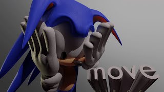 sonic movements test (blender animation)