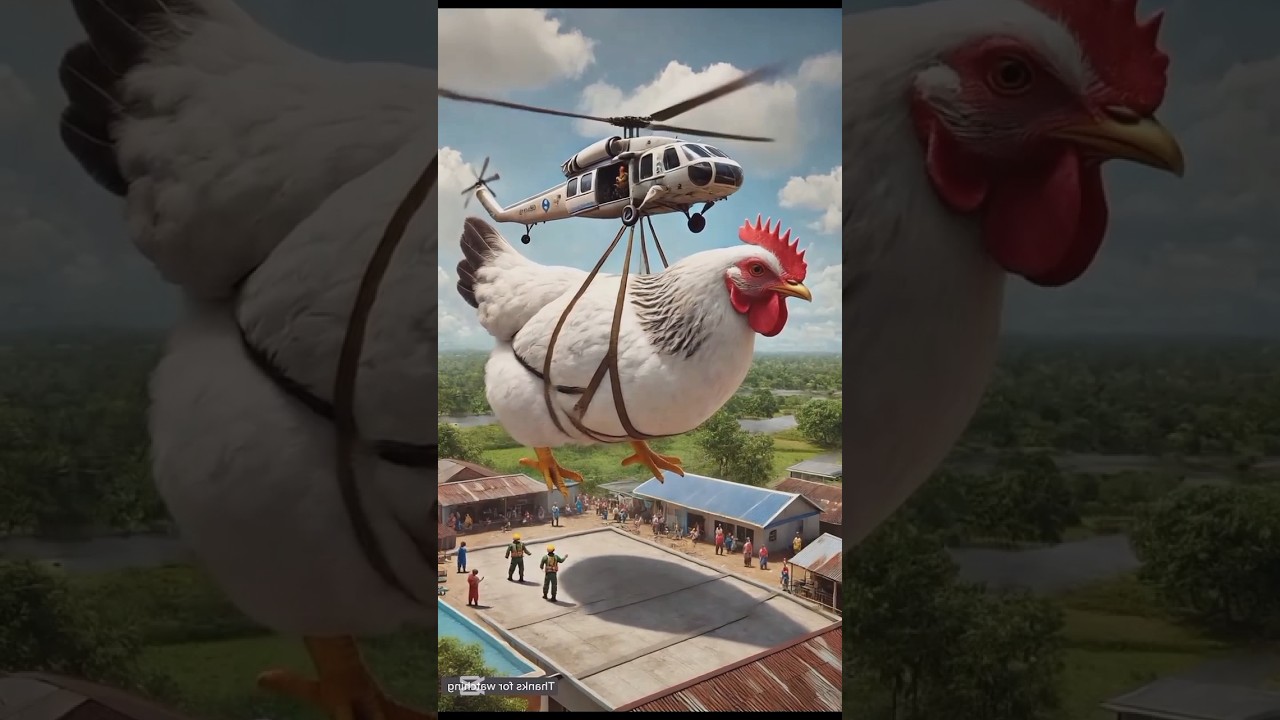 The Farmer and his Big hen they give many eggs #farmerstory #farmer #ai #farmingsecrets #farmstory