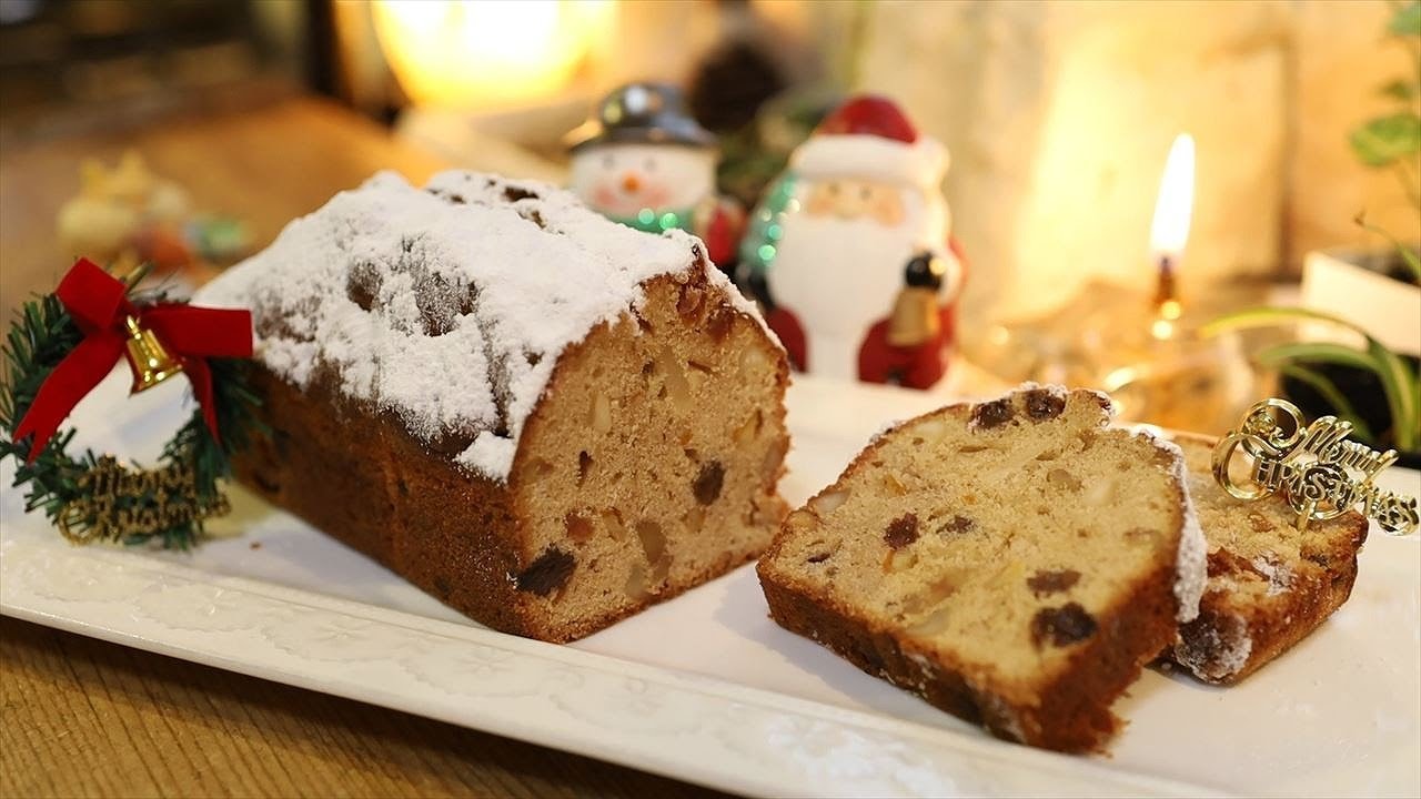 シュトーレン風パウンドケーキの作り方 レシピ クリスマス コリスのお菓子作りブログ