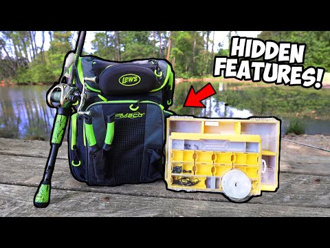 Building the WORLD'S BEST Fishing Backpack! (HIDDEN FEATURES