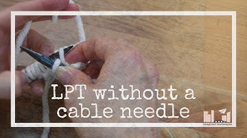 Left Purl Twist Without a Cable Needle Tutorial