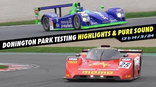 Donington Park Testing, Crashes/Pure Sound (Gebhardt C91, Porsche 904 Carrera, & More!), 13&14/3/24