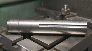 Restoration of the tailstock TV7  a new selfmade repair quill